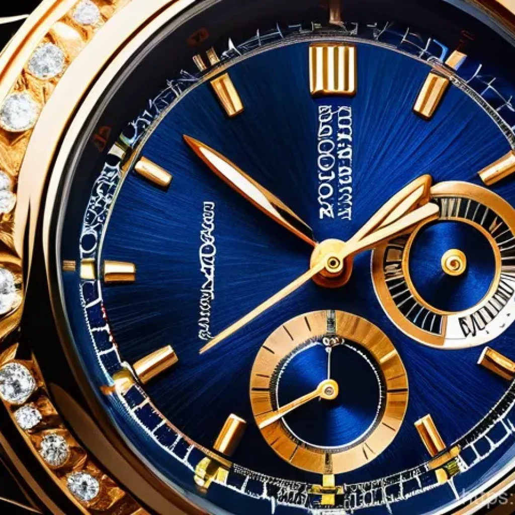 크로노그래프 기능과 사용법 - **Prompt 1: The Art of Timekeeping**
    A close-up, high-definition photograph of a luxurious, intr...