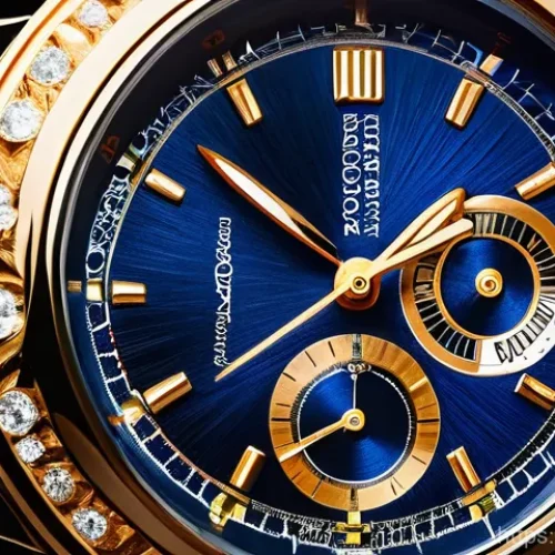 Home 23 크로노그래프 기능과 사용법 - **Prompt 1: The Art of Timekeeping**
A close-up, high-definition photograph of a luxurious, intr...