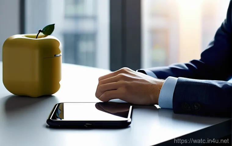 스마트워치 충전 속도 비교 - **Prompt:** A sleek, modern kitchen or home office setting in the early morning. A young professiona...